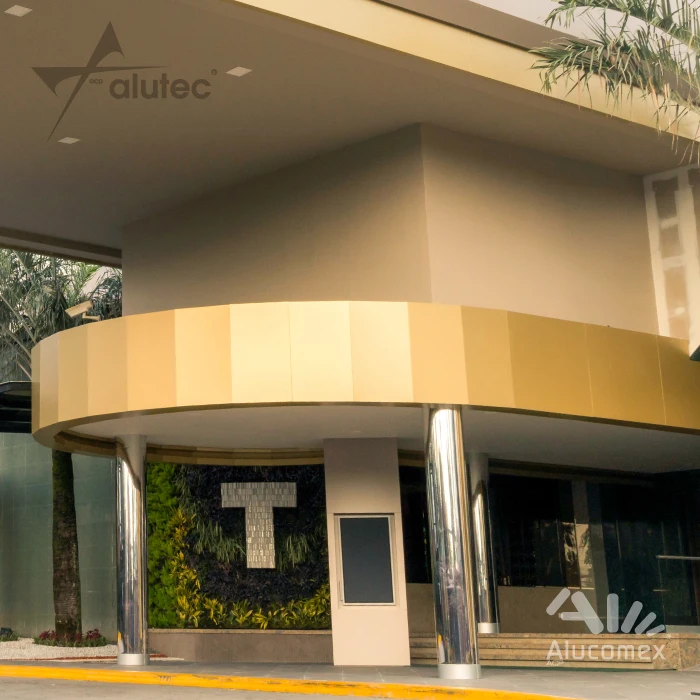 Silver Mirror ACP 4mm Thickness Aluminum Alloy 3033 Aluminum Composite Panel Sheet Mexico PVDF