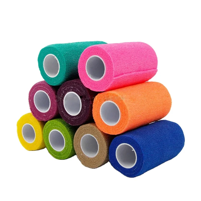 YTD Self-Adhesive Bandage in Color Elastic PBT Material Comfortable and Convenient