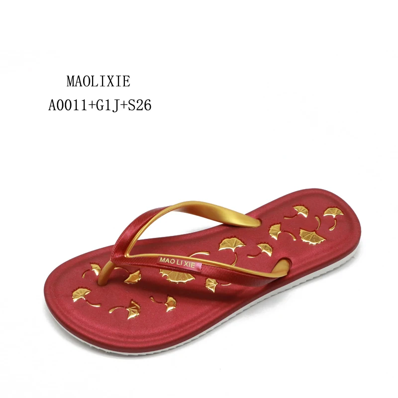Wholesale cheap price low moq ladies flipflop summer footwear flip-flops women beach slipper girls