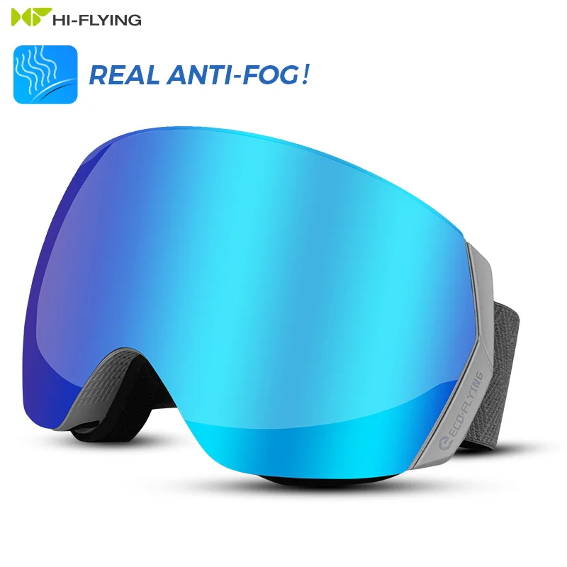 High quality wholesale 2022 designer ski goggle custom logo skiing goggles anti-fog ski goggle