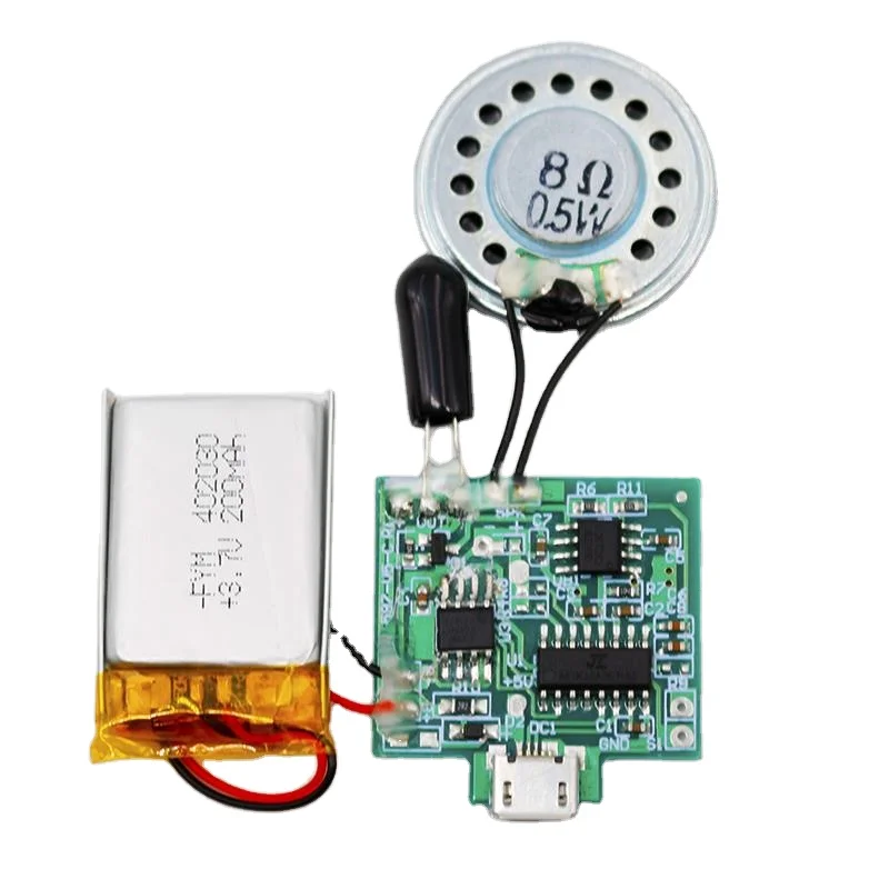 DIY Greeting Card Chip for Greeting Cards Sound Voice Recording Module Device Chip Recordable Sound 30S Chip for Christmas Cards