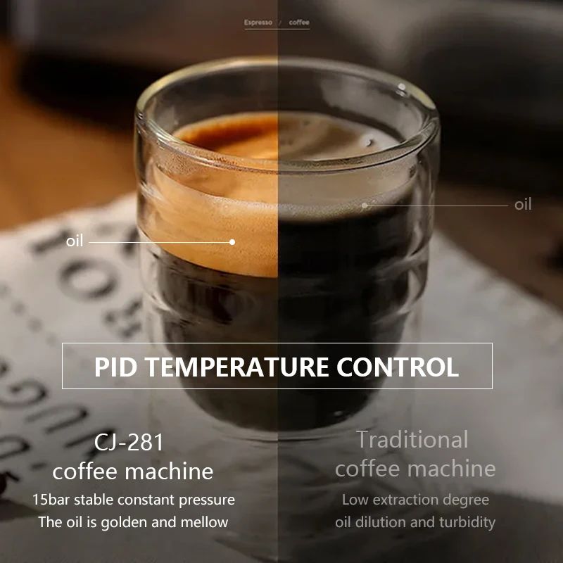 LED display 15 bar pressure 58mm funnel commercial bean to cup coffee machine italian automatic coffee makers