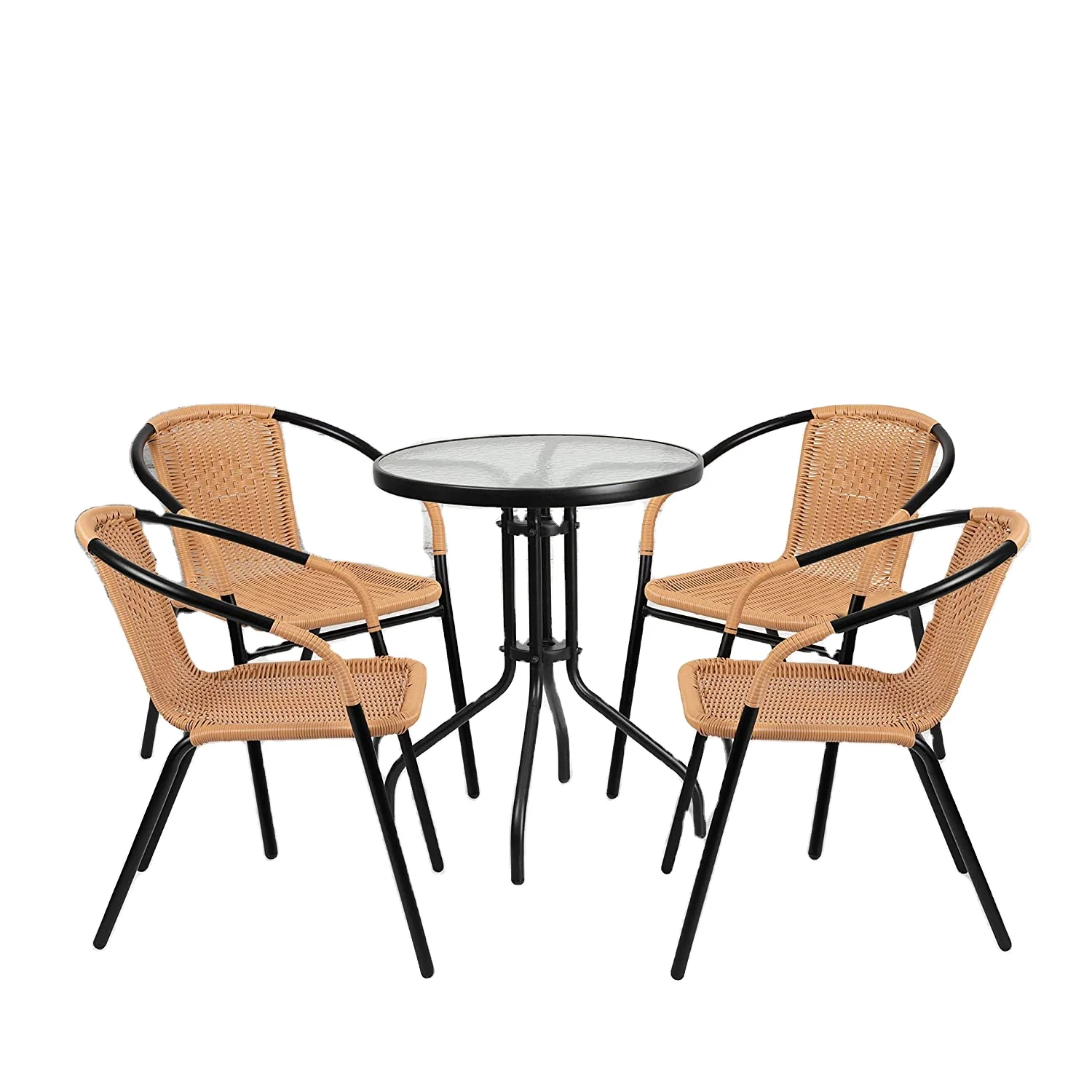 Rattan sets leisure chair outdoor furniture rattan modern table