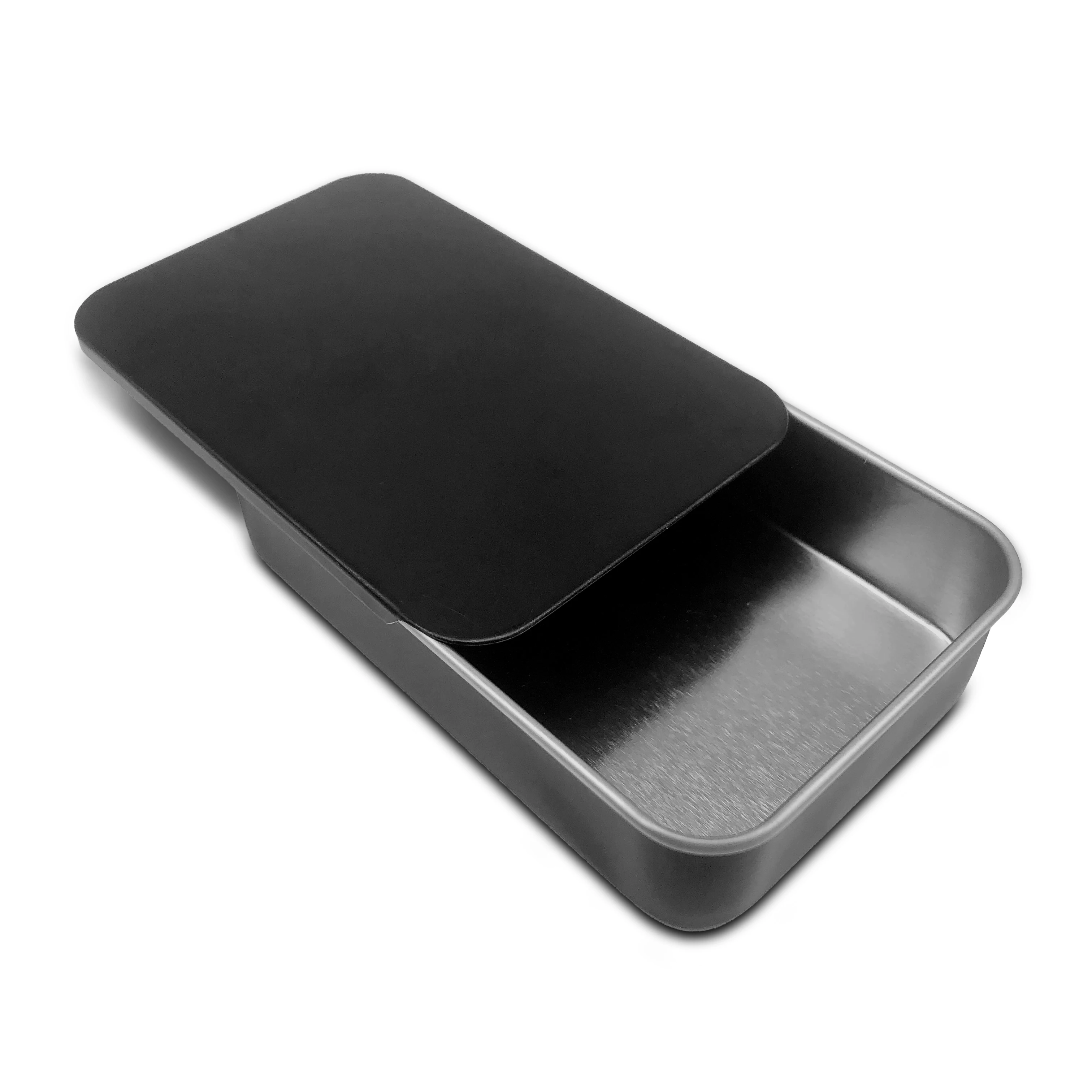 2024 Hot sales snus tin box metal mini square tin box  with slide  tin box with lid