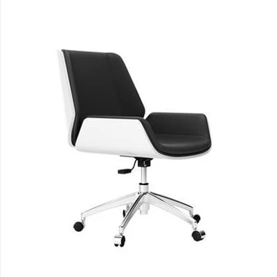 New Style High Quality Modern Minimalist Single Seat Leather Leisure Chair with Solid Wood Feet for Home Office Furniture Chair