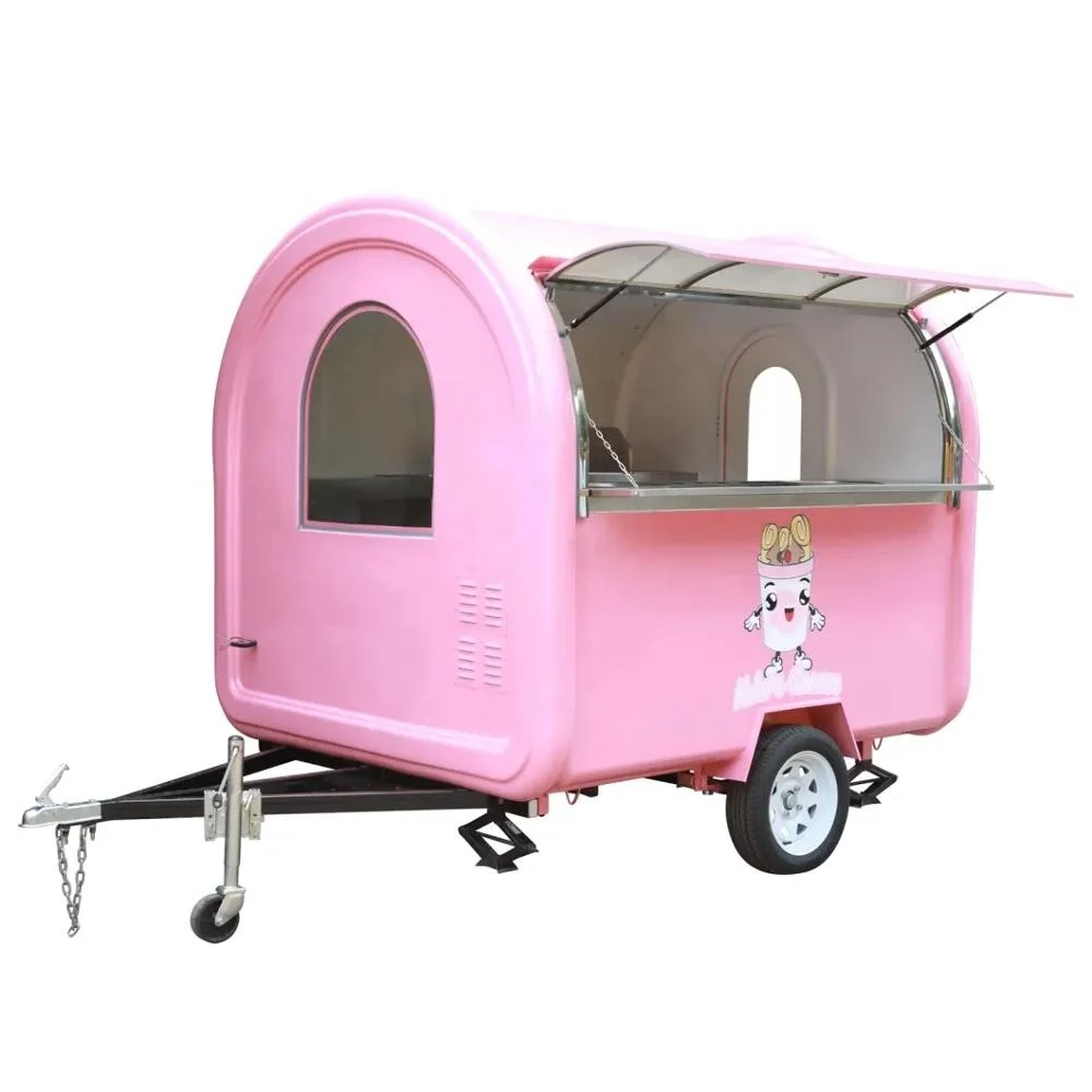 mobile food carts for sale tow crepes