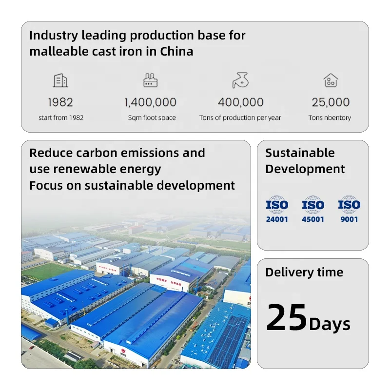 Jianzhi factory BMI GI pipe fittings malleable iron  nipple tee black galvanized thread plumbing materials MF tee elbow