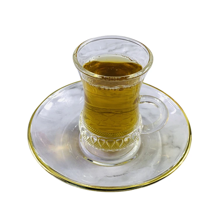 Роскошные стеклянные кофейные чашки, наборы блюдец и блюдец, набор турецких кофейных чашек