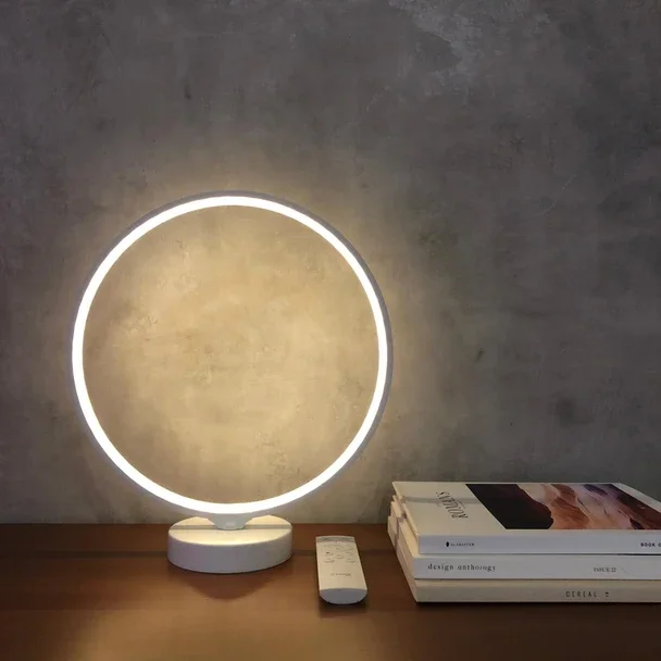 
Nordic 8Watt Circle Design Adjustable Colorful RGBW table lamp in stock 