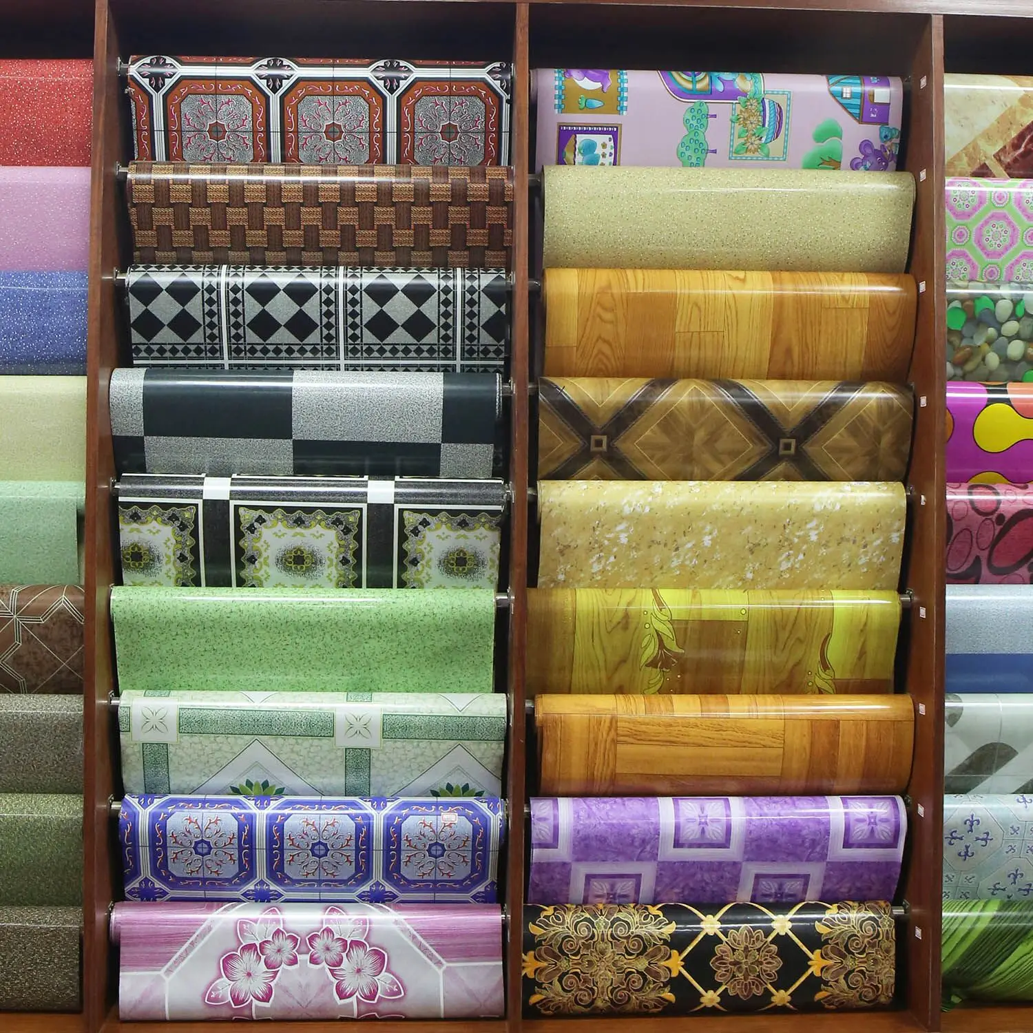 Best 1mm PVC Sponge Flooring Vinyl Material Linoleum Floor Roll