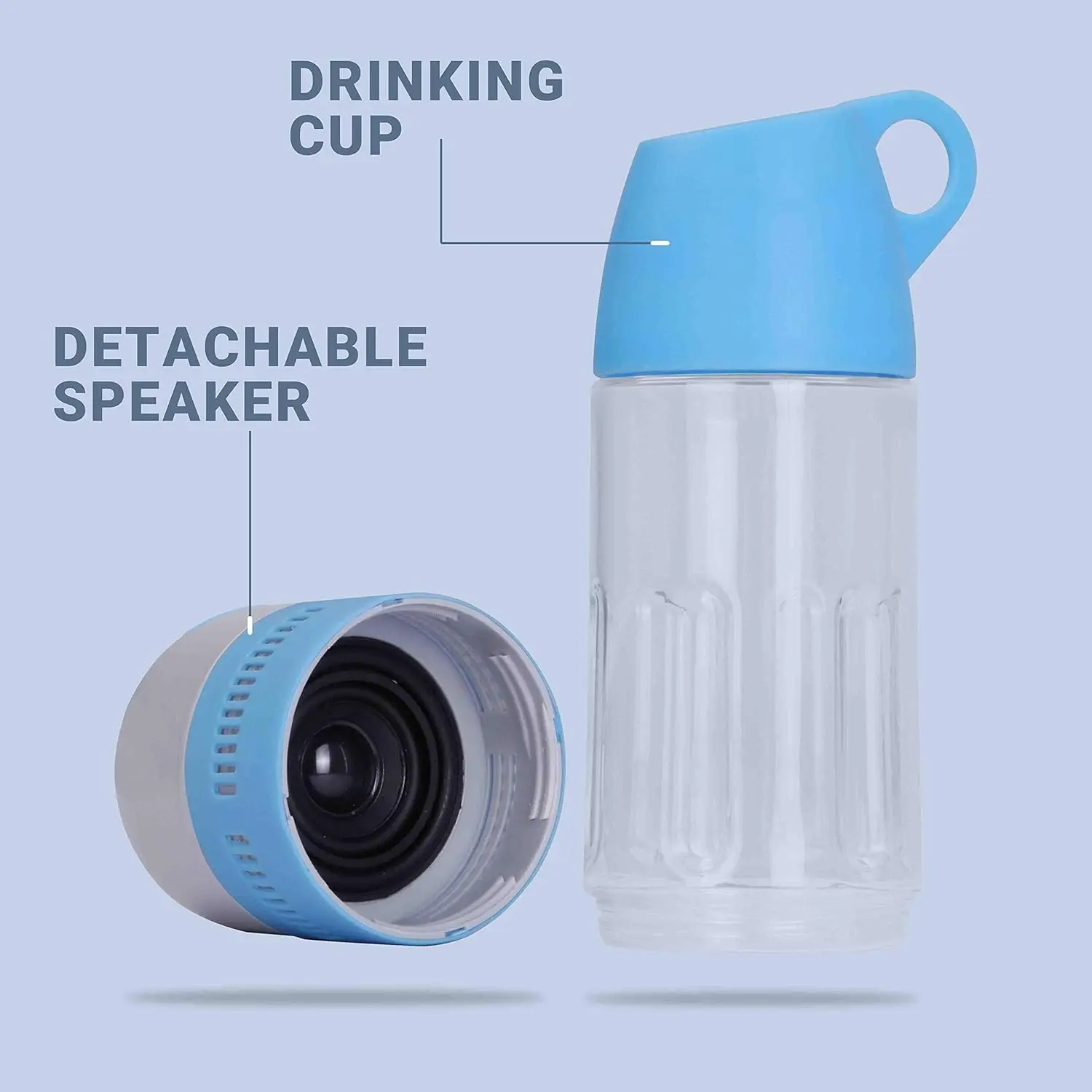 Portable Tritan Cup Speaker Water Resistant IPX4 3W Sound Outdoor Design Multiuse Speaker