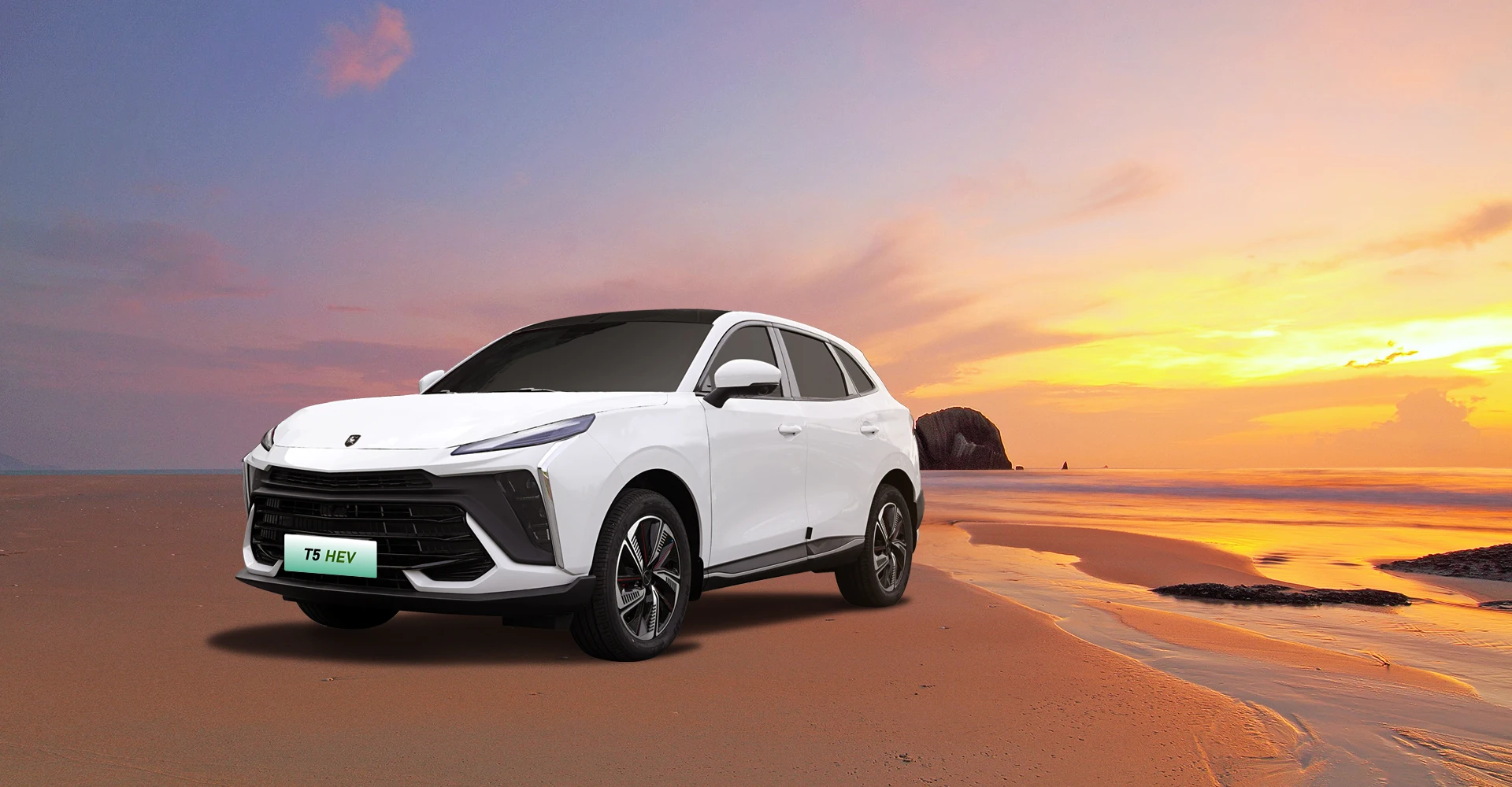 Автомобильный внедорожник Dongfeng Forting T5 HEV гибридный автомобиль новые автомобили модный 2023 нового дизайна Китай сделано в Китае для семьи взрослых электрический