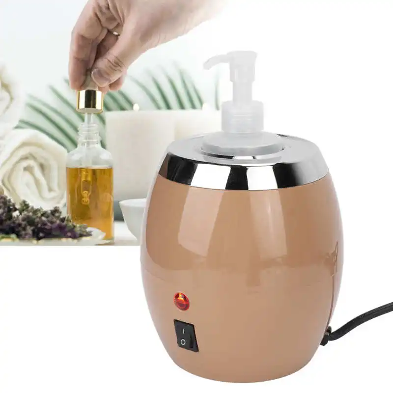 CE Certificate Single Bottle Massage Oil Warmer Lotion Heater Cream Heating Dispenser Device Furnace for Spa Salon