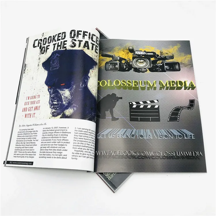 
Professional Manufacturer Soft Cover Magazine Book Printing Customizable Paperback Book Printing With Good Service 