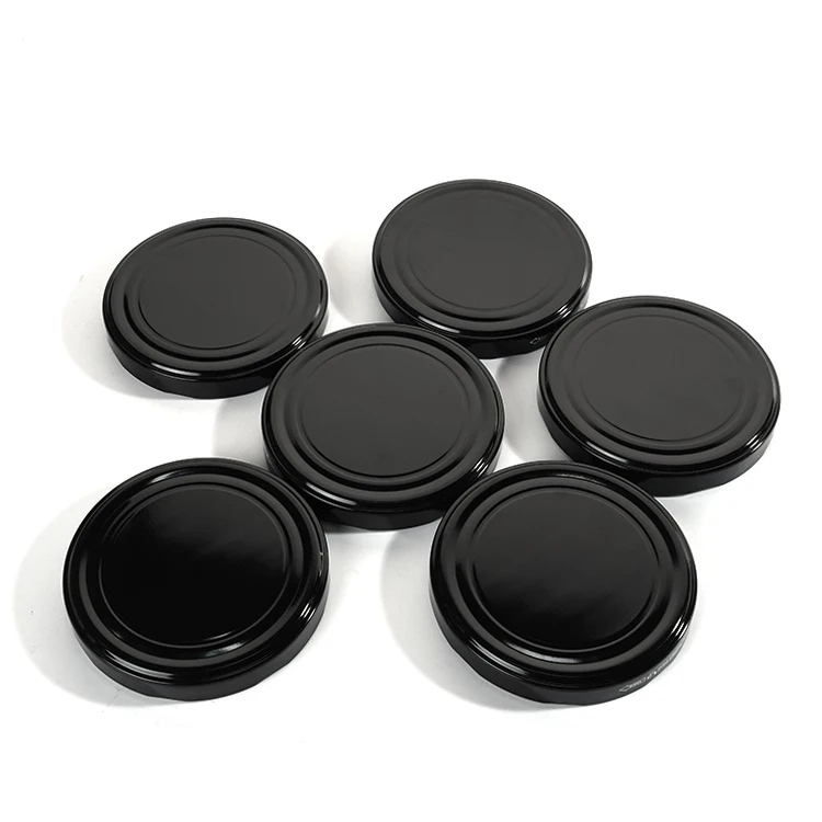 Wholesales Food Grade 70Mm Metal Tinplate Lid For Jar Cap Different Sizes Twist Lug Lids With Safety Button