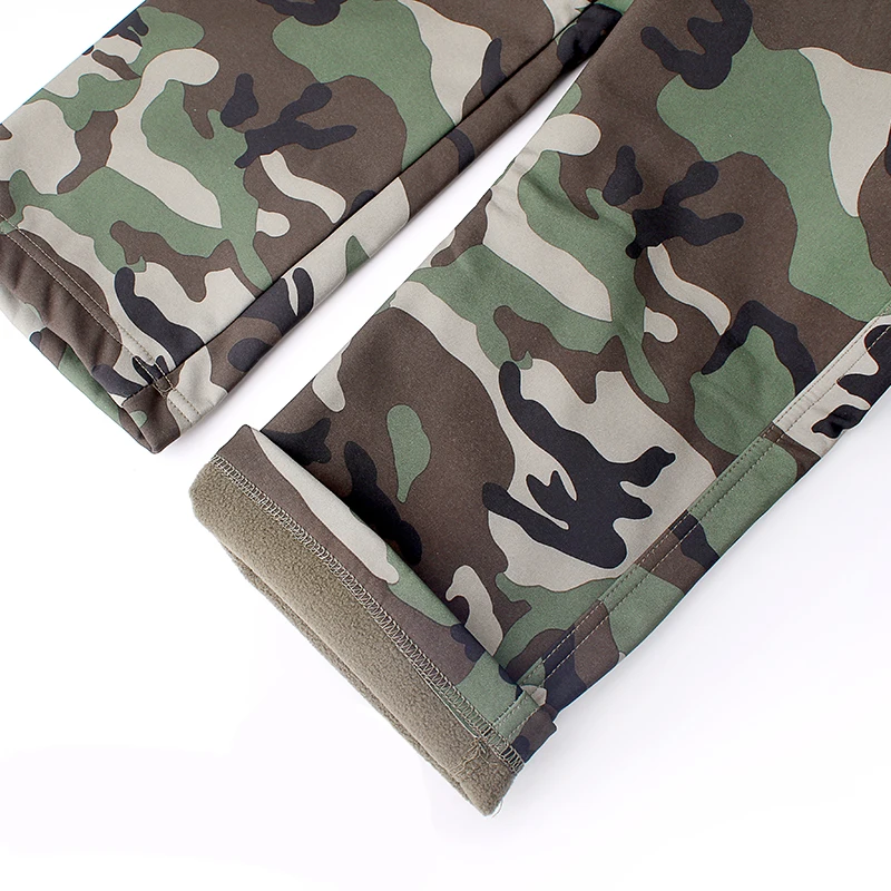 CP Black outdoor sports Men Camouflage Tactical Softshell pants hunting softshell pants