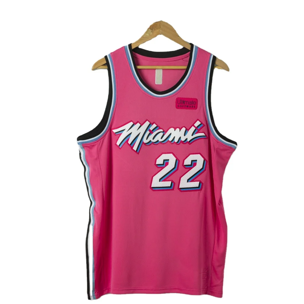 Тепла № 22 butler розовый баскетбольная майка Джерси Летние тренировки спортивные штаны на каждый день, быстро сохнет, баскетбольная майка Джерси стильный жилет для фитнеса