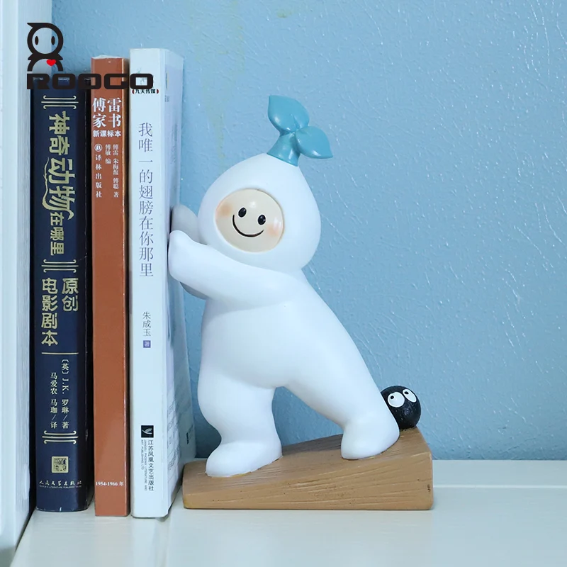 Roogo Hot Sale Mr Bu Door Stopper Bookend Resin Home Decoration Crafts Cute Type Ornaments Present For Friends