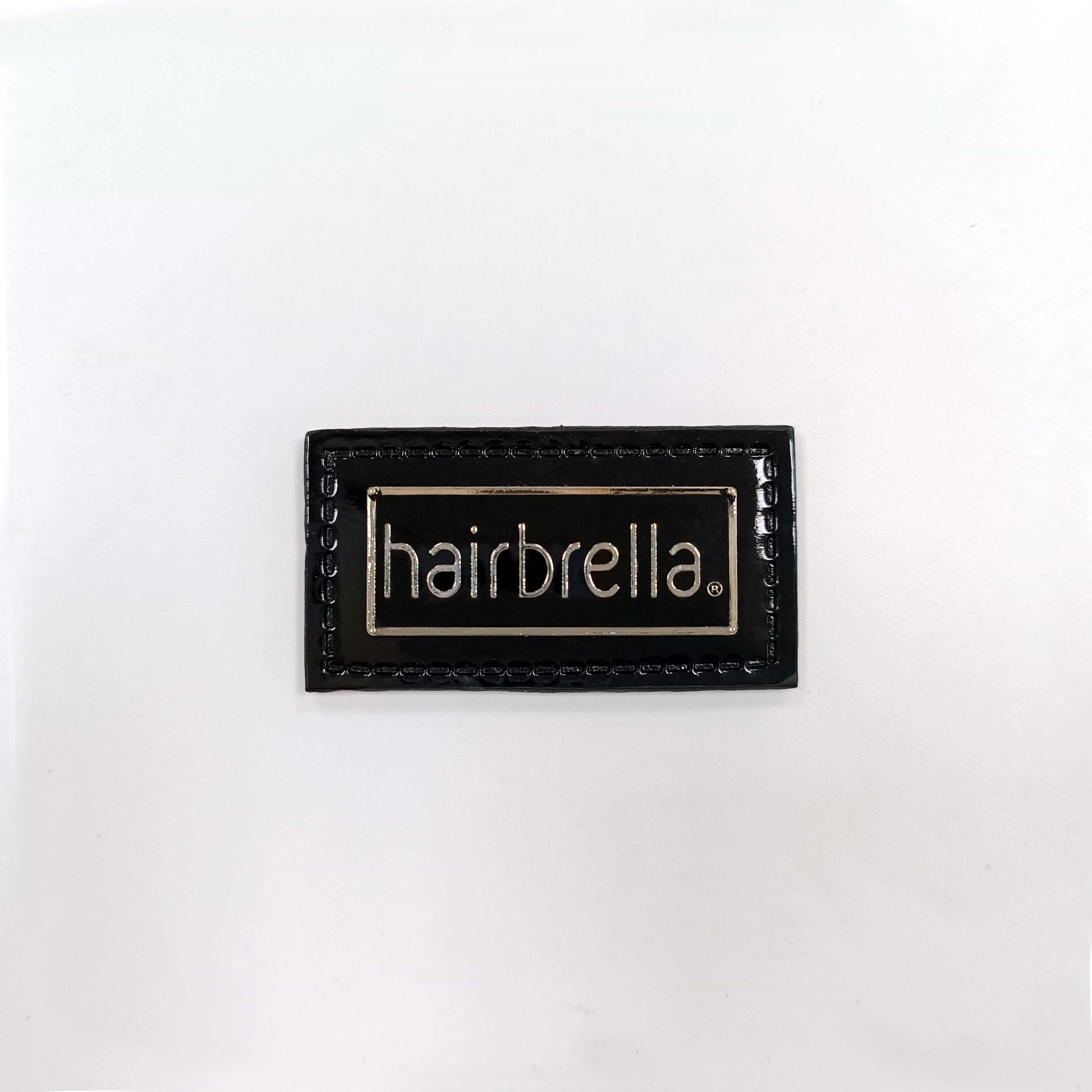 Factory price customized metal leather badge embossed metal leather patch