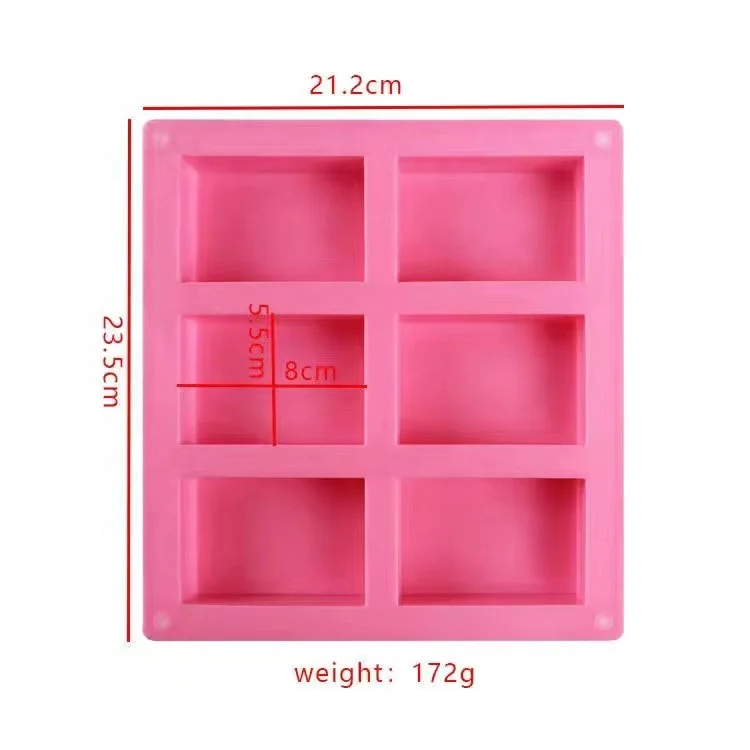 Soap Mold Silicone Handmade Making Soap Mould Shipping