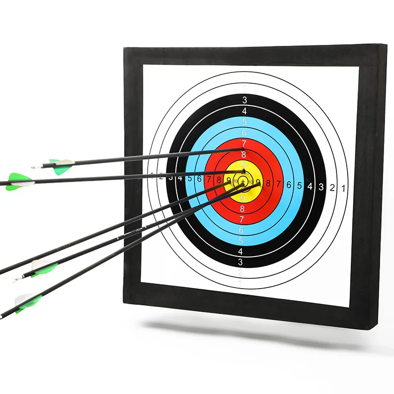 CUPID Archery Customization Foldable Butt Bag 50*50cm Eva Archery Shooting Target Board Foam Target With Target Paper