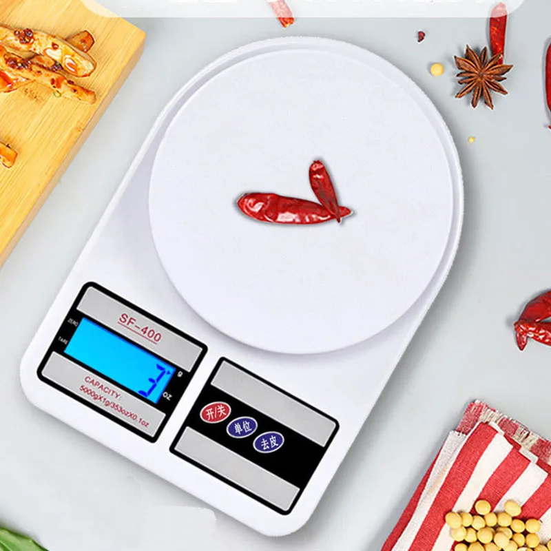 10kg kitchen baking digital scale portable household food weighing scale SF400 multi-purpose medicine herb electronic scale