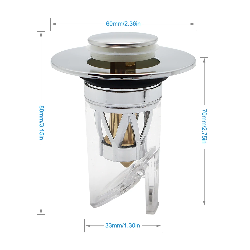 Pop-up core wash basin sink Drainage Strainer Bath Stopper Clog Sink Drain Pop Up Sink Stopper