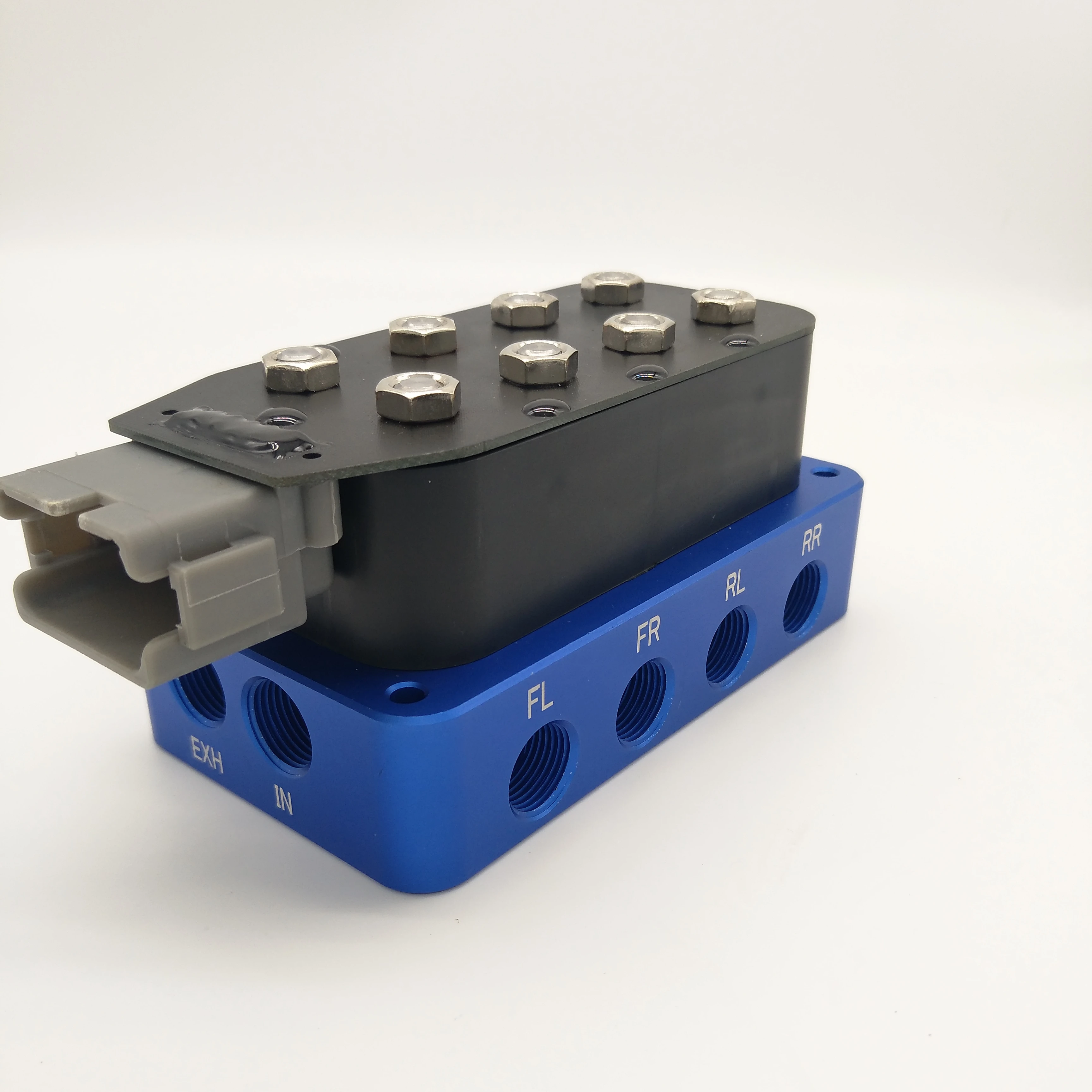 Accuair 12vdc VU4 Air Pneumatic Suspension Solenoid in Valves VU4 4 corner valve block