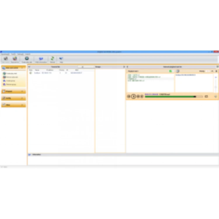 High Power IP Network Audio System Software Audio Adapter Professional Sound Amplifier
