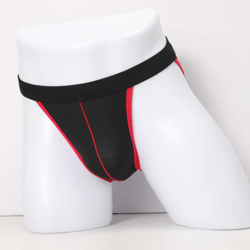 2021 New Style Men Pouch Sexy Jockstrap Underwear with 95% Modal Hip Briefs & G-string Bikini Underpants for Sexy Men