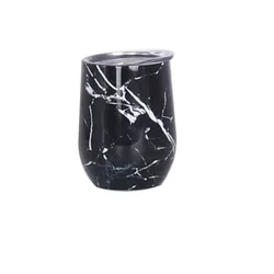 Ready To Ship 12oz Double Wall Stainless Steel Marble Wine Tumbler