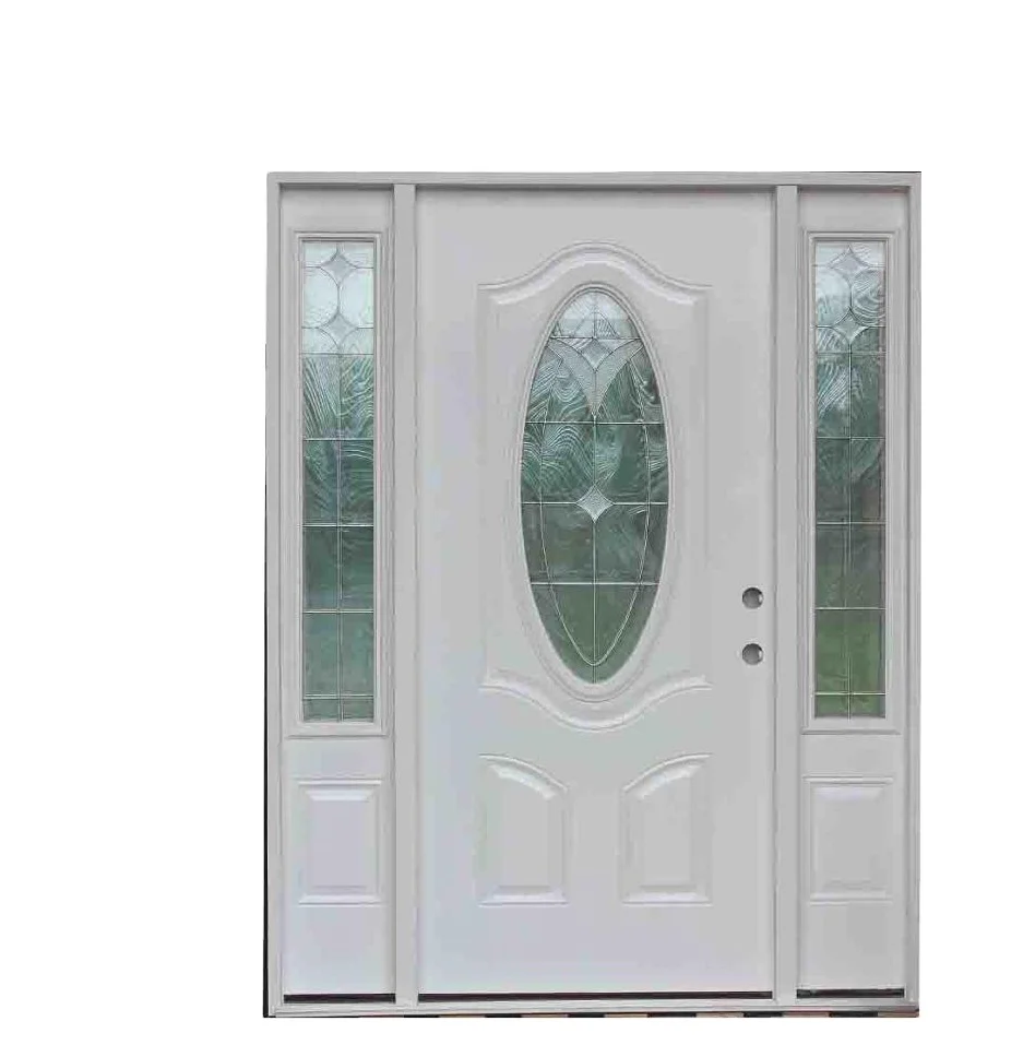 Fangda cheap cheerful fabricated steel main door design entry door
