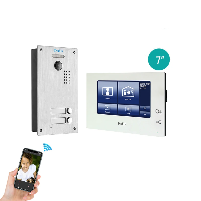 Wired Recognition Video Door Phone Intercom System  Night Vision doorbell For Home Doorbell