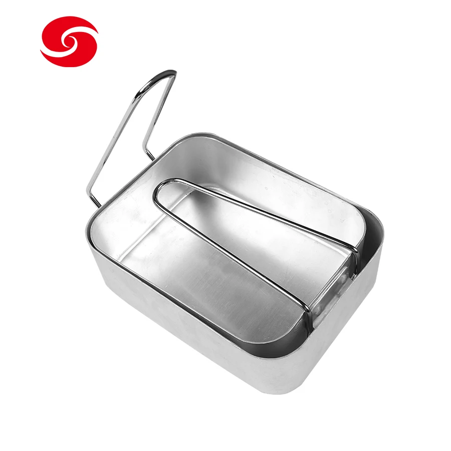 Aluminium Stainless Steel Military Mess Tin Army Mess Tray Lunch Box (62420784742)