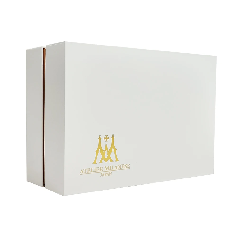 Custom Gold Stamping Logo Durable Cardboard Removable Rigid Lid Handmade Paper Gift Boxes