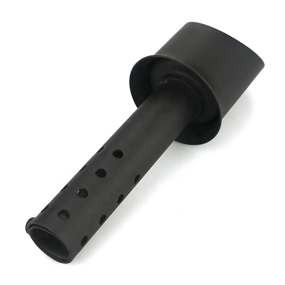 REALZION Motorcycle Half Case Black Carbon Steel Exhaust Pipe Muffler For KTM DUKE 250 390 2017 2018 2019