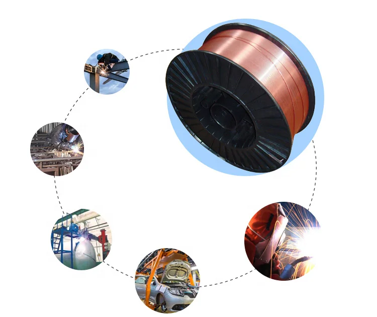 Factory Supply Low Price CO2 MIG 0.8mm 1.0mm 1.2mm Welding Wire ER70S-6