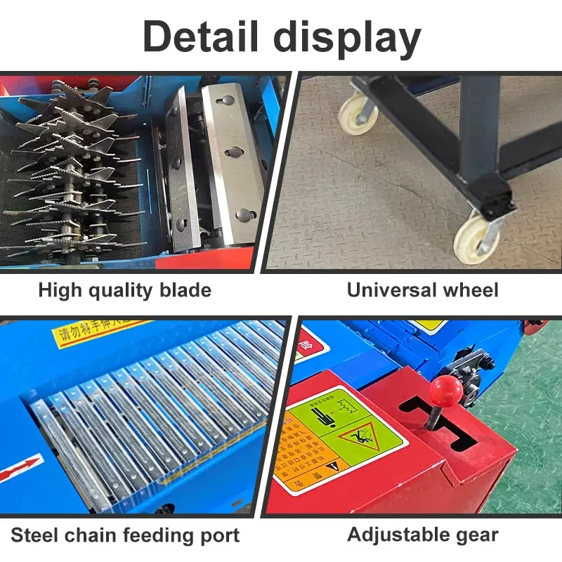 Agricultural machinery rice husk cutting Mini sheep breeding grass and crushing - body