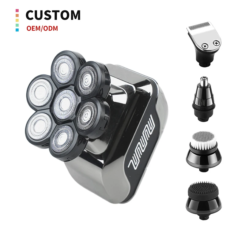Shavers Parts 5 In 1 Plug And Use Manufacturer Underarm Trimmer Beard Head Shaver For Bald Men 7d