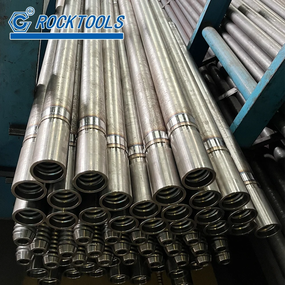 Factory Direct Sale ST68 Thread Long Hole Rock Blasting Drill Pipe Steel Rod for Tube Drilling