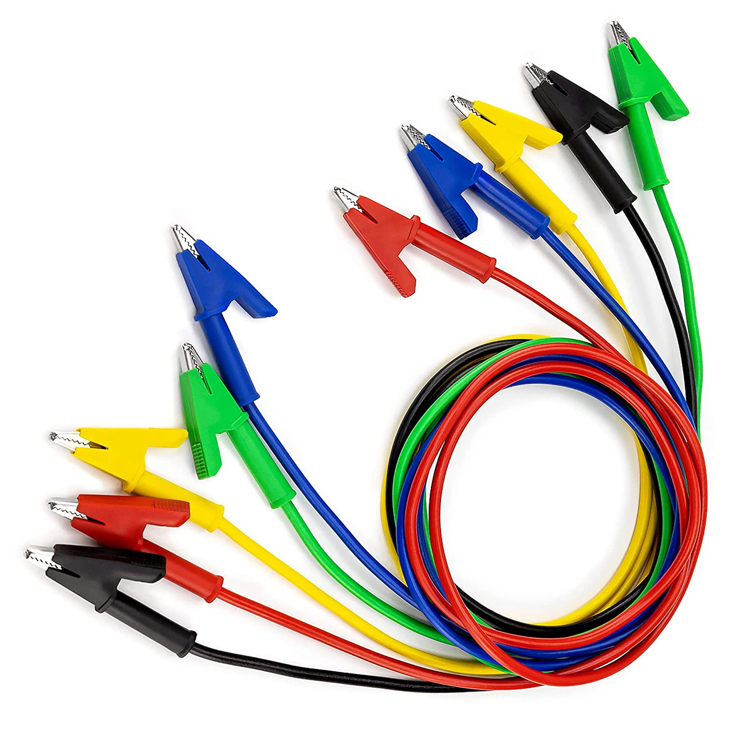 Медная проволока и никелированные медные двухсторонние зажимы типа «крокодил», джамперы, провода, макс. 1000 В/15 А, тестовые кабели