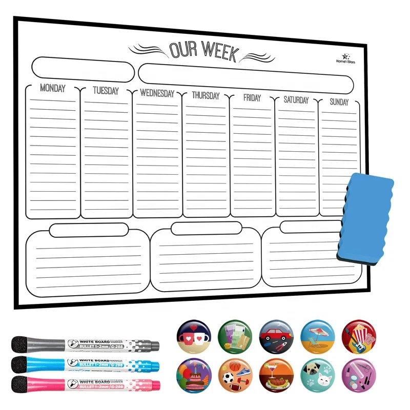 Decorative sticker Magnetic Planner stickers weekly planner