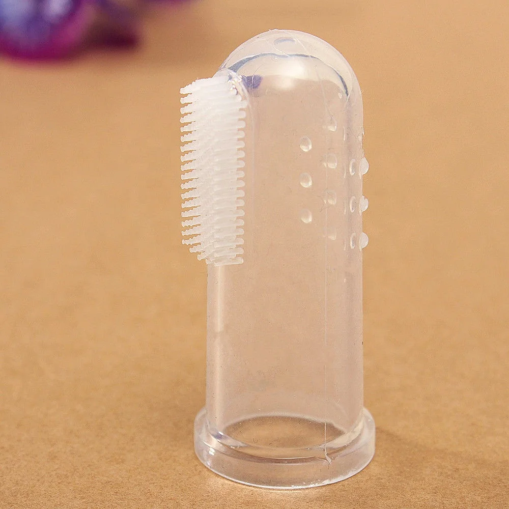 Силиконовая зубная щетка для младенцев