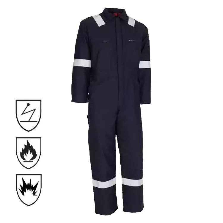 Factory Supply Safety Work Aramid Nomex Inherent Fire Resistant Flame Retardant Overalls