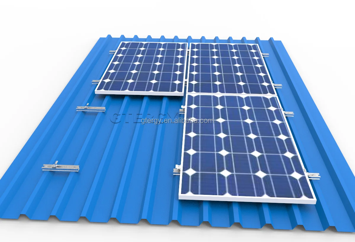 30mm solar pv mounting extrude aluminum mini rail solar pitched rooftop