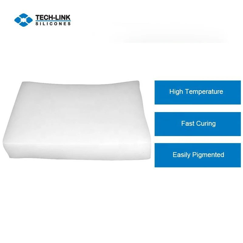 Manufacturer High Strength Hardness 40 50 60 70 80 Shore Htv Silicone Rubber Compound Silicone Raw Material Silicone Rubber