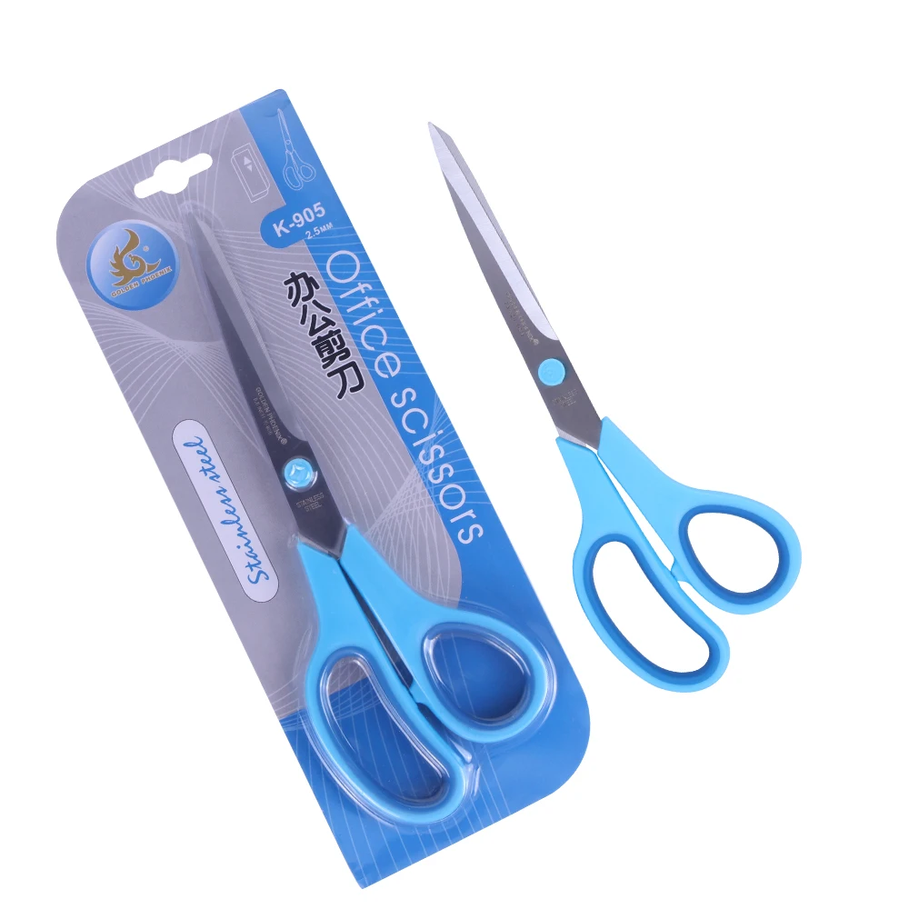 Профессиональные прямые школьные и Офисные ножницы из нержавеющей стали с мягким захватом 8,5 дюйма, школьные ножницы, канцелярские ножницы