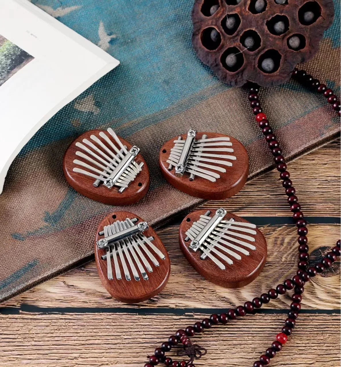 Wholesale 8 keys Thumb Piano Mini Kalimba For Kids