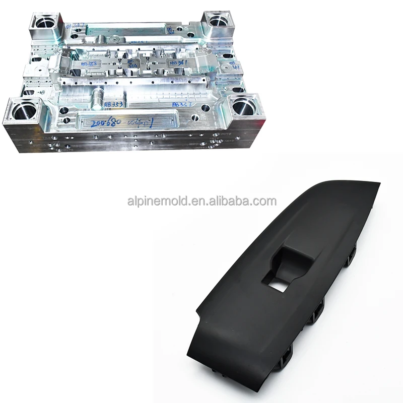 V0 class flame resistance PA6 30% GF plastic part injection mold