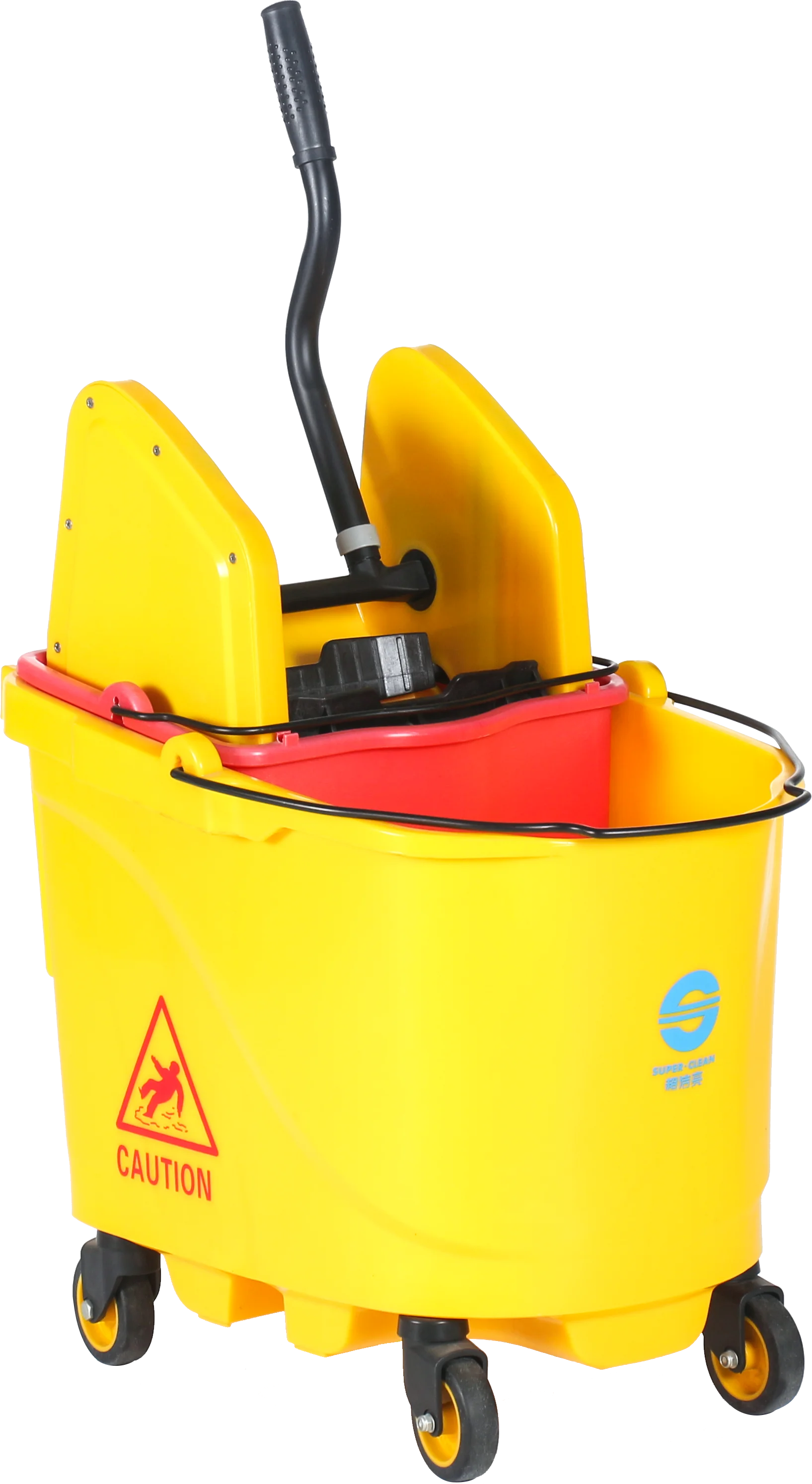 Down-press Double Mop Wringer Trolley  Mop squeeze bucket Mop  bucket